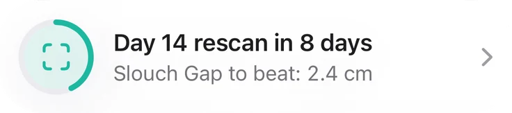 Day 14 rescan in 8 days